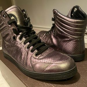 Gucci Napa Silk High Top
